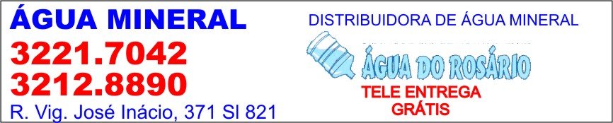 ÁGUA DO ROSÁRIO